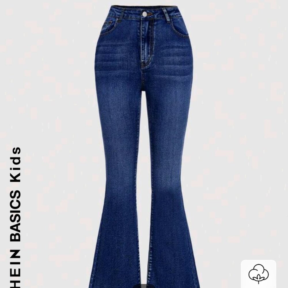 Blue Flared Jeans
